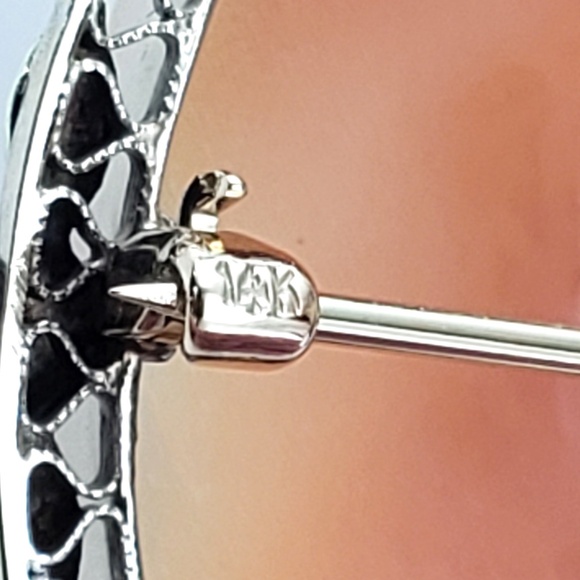 14 Karat Yellow Gold Cameo Brooch/Pendant #20874 - Picture 5 of 6